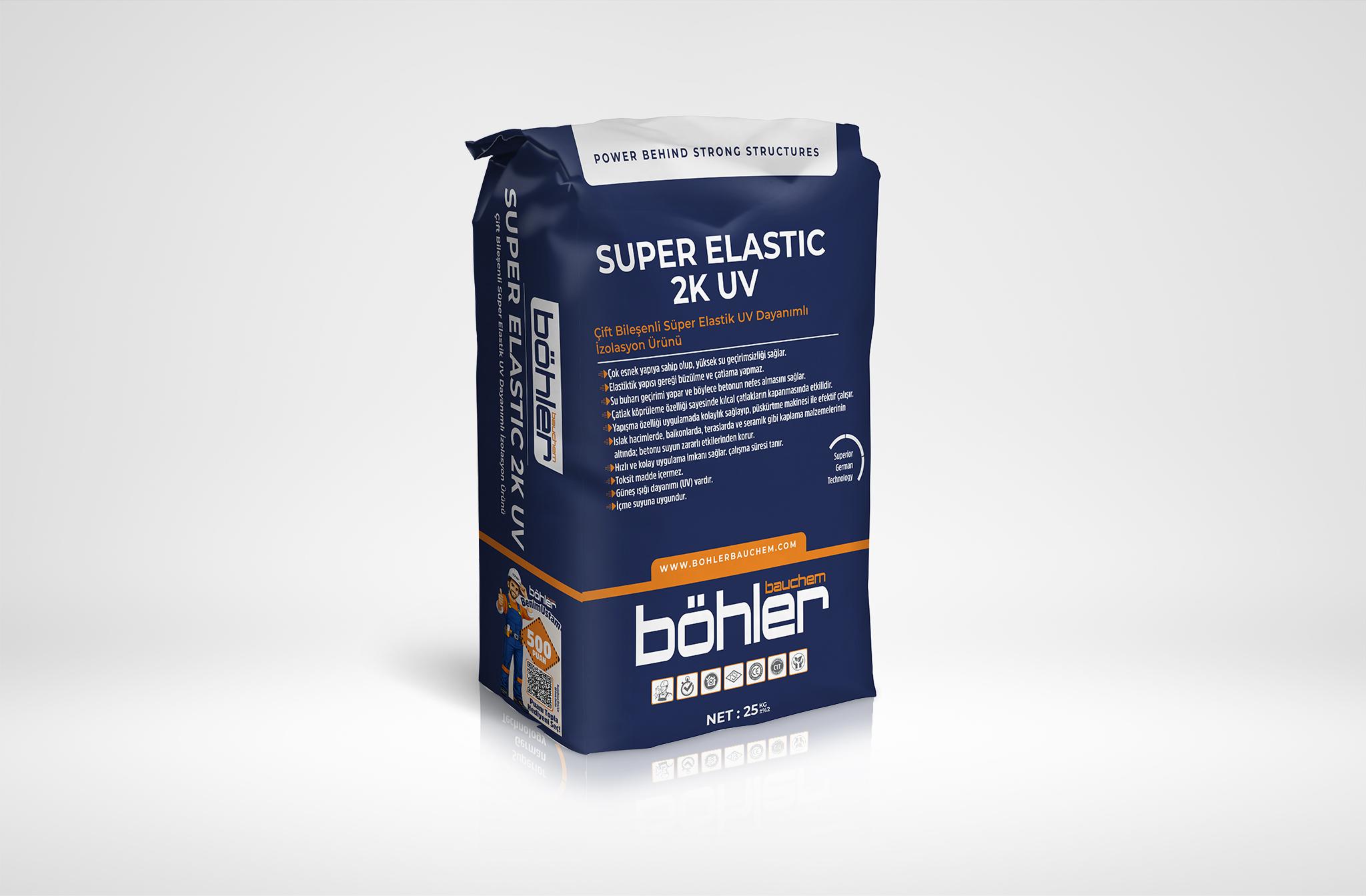 SUPER ELASTIC 2K UV Çift Bileşenli Süper Elastik UV Dayanımlı İzolasyon Ürünü
