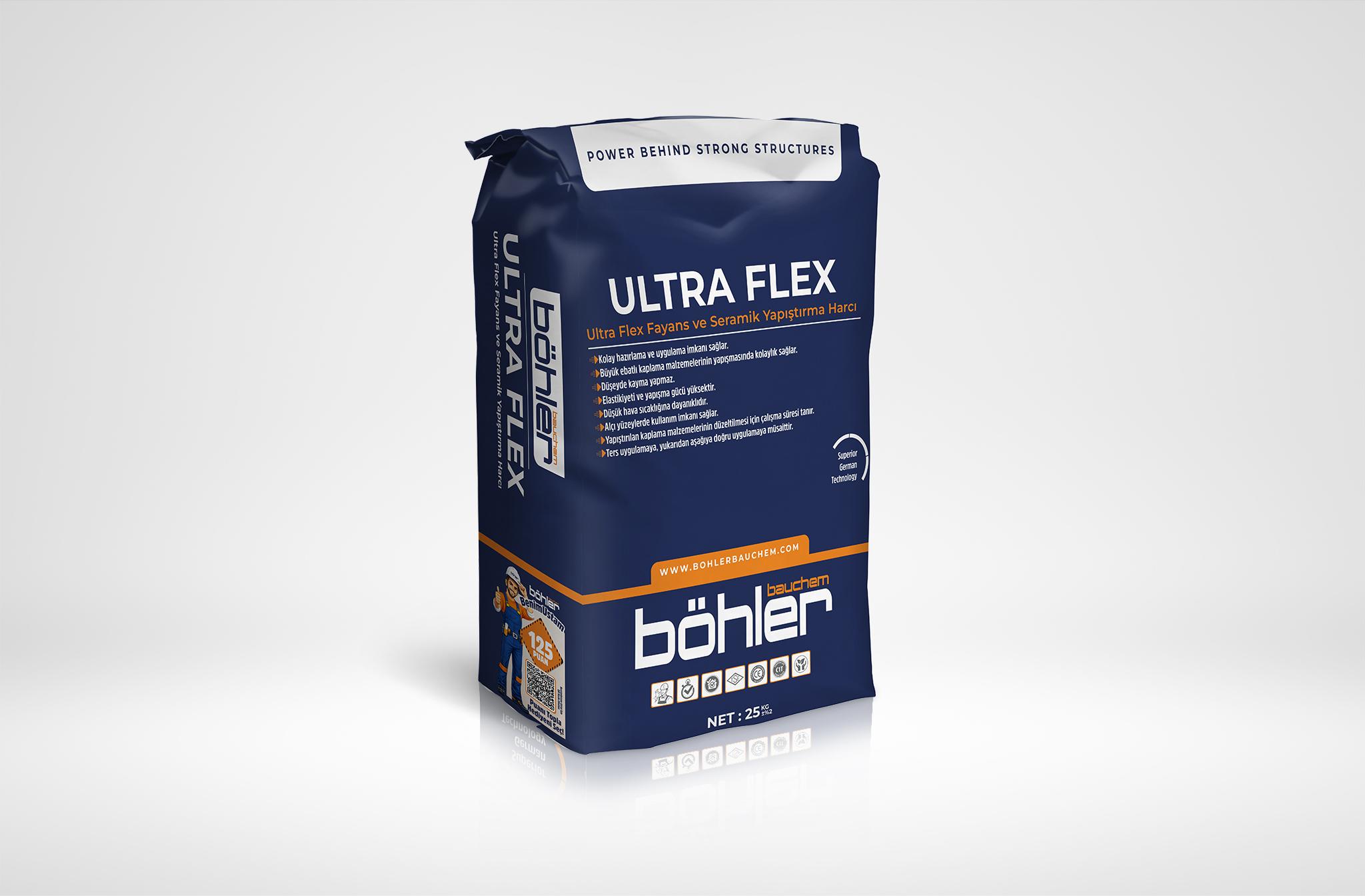 Ultra Flex Fayans ve Seramik Yapıştırma Harcı