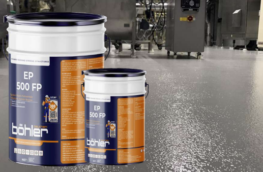 EP 500 FP / Epoksi Esaslı Solventsiz Tekstürlü Zemin Boyası