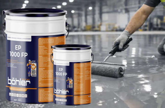 EP 1000 FP / Epoxy Esaslı Solventsiz Kimyasal Dayanımlı Zemin Boyası